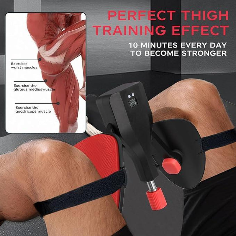 Thigh Master 77 LB Adjustable Resistance, Leg and Inner Thigh Exercise Equipment with Counter, Kegel Exerciser, Pelvic Floor Trainer, Hip Trainer for Home Workout