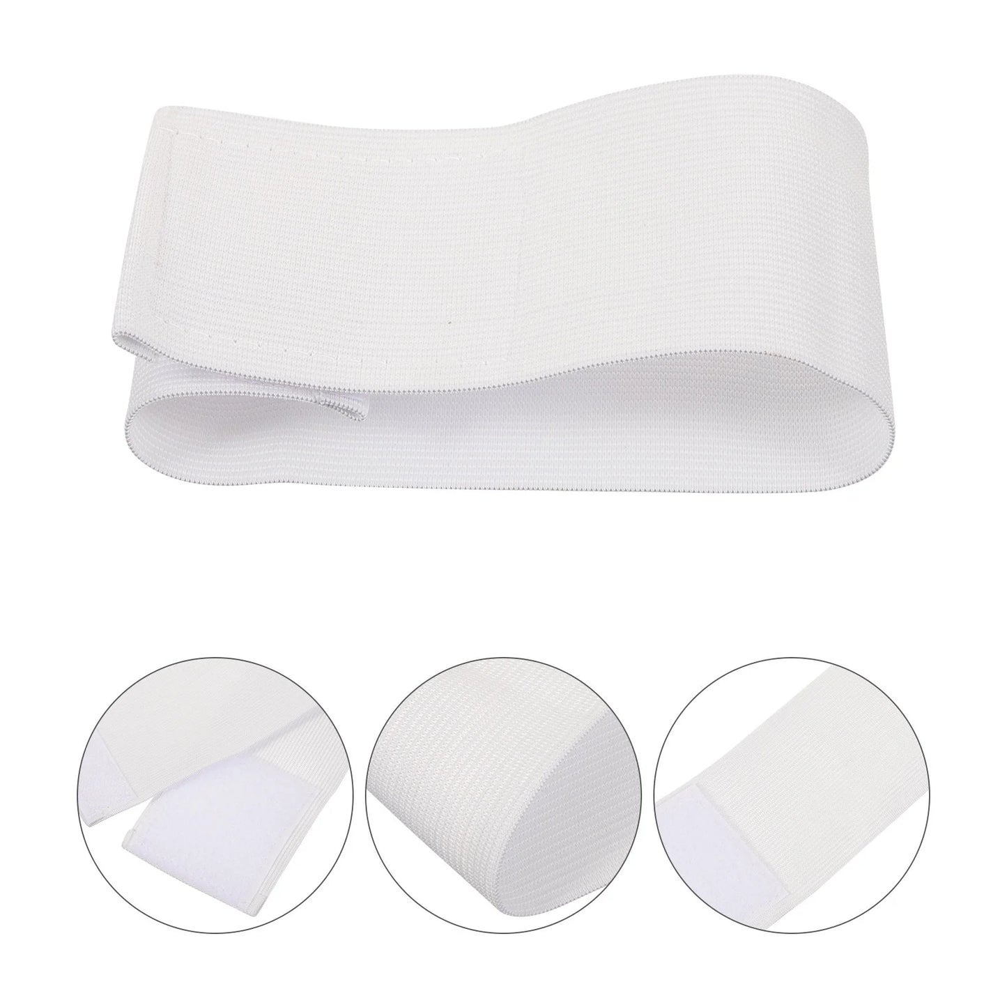 4 Pcs Blank Armbands Adjustable Captain Armband Football Arm Bands Sports Accessories Wear Resistant Team Gear Soccer Equipment