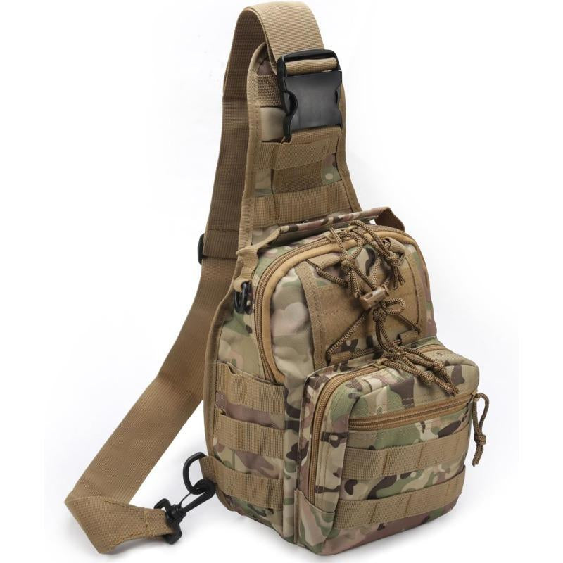 Multi-Color Optional, Men'S and Women'S Tactical Crossbodybag Chest Bag,Large-Capacity Shoulder Bag, Wear-Resistantwaterproof 1000D Outdoor Waterproof Shoulder Bag, Perfectfor Hiking and Camping Sport Bag