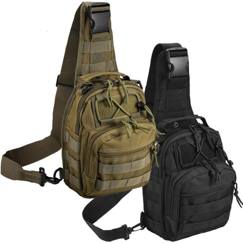 Multi-Color Optional, Men'S and Women'S Tactical Crossbodybag Chest Bag,Large-Capacity Shoulder Bag, Wear-Resistantwaterproof 1000D Outdoor Waterproof Shoulder Bag, Perfectfor Hiking and Camping Sport Bag