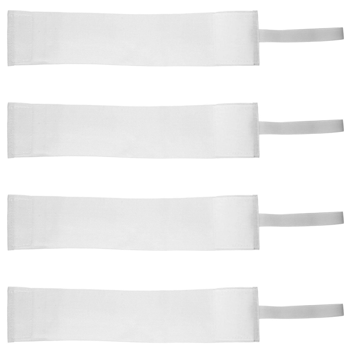 4 Pcs Blank Armbands Adjustable Captain Armband Football Arm Bands Sports Accessories Wear Resistant Team Gear Soccer Equipment