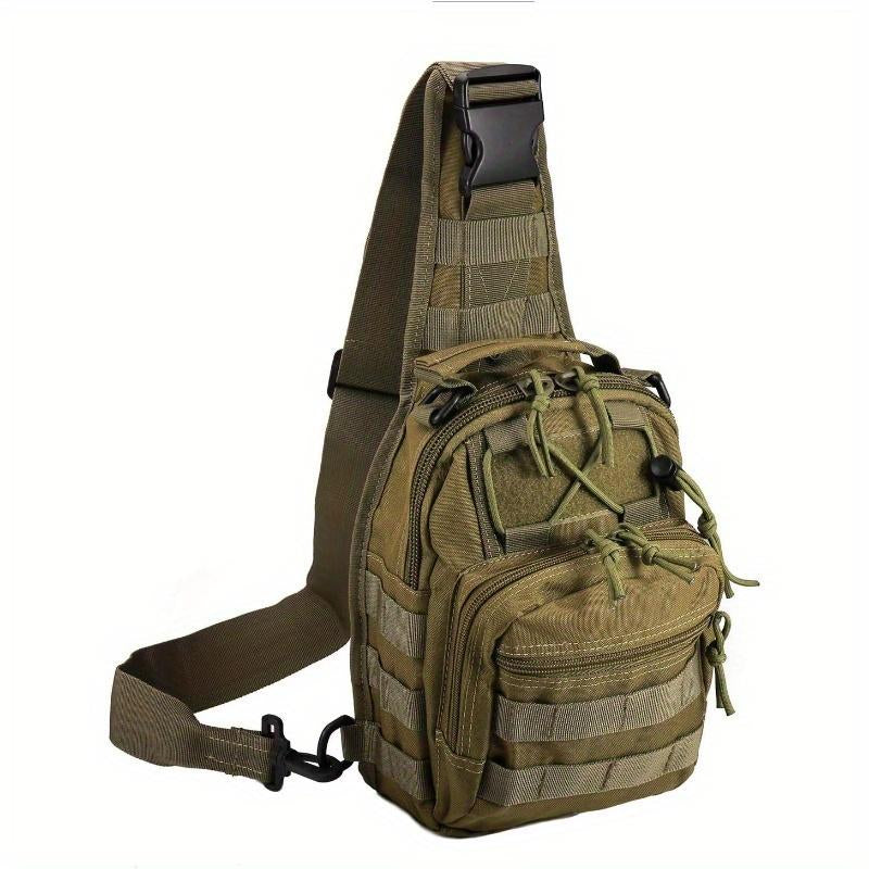 Multi-Color Optional, Men'S and Women'S Tactical Crossbodybag Chest Bag,Large-Capacity Shoulder Bag, Wear-Resistantwaterproof 1000D Outdoor Waterproof Shoulder Bag, Perfectfor Hiking and Camping Sport Bag
