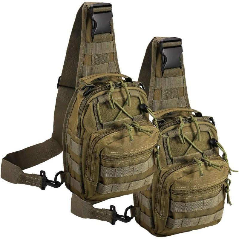 Multi-Color Optional, Men'S and Women'S Tactical Crossbodybag Chest Bag,Large-Capacity Shoulder Bag, Wear-Resistantwaterproof 1000D Outdoor Waterproof Shoulder Bag, Perfectfor Hiking and Camping Sport Bag