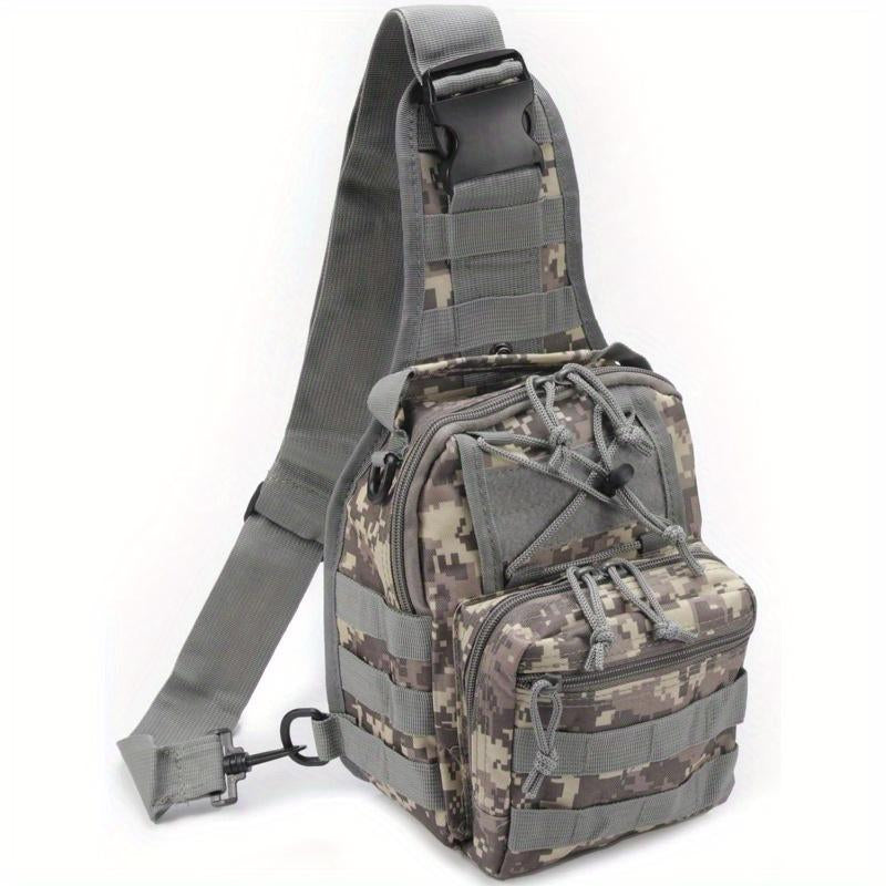 Multi-Color Optional, Men'S and Women'S Tactical Crossbodybag Chest Bag,Large-Capacity Shoulder Bag, Wear-Resistantwaterproof 1000D Outdoor Waterproof Shoulder Bag, Perfectfor Hiking and Camping Sport Bag