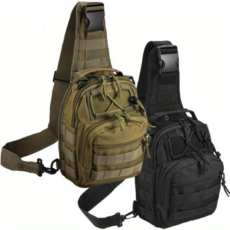 Multi-Color Optional, Men'S and Women'S Tactical Crossbodybag Chest Bag,Large-Capacity Shoulder Bag, Wear-Resistantwaterproof 1000D Outdoor Waterproof Shoulder Bag, Perfectfor Hiking and Camping Sport Bag