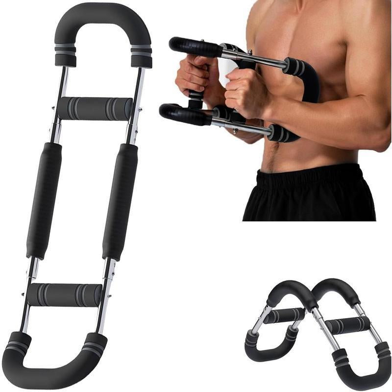 Twister Arm Trainer, Adjustable Chest Workout Equipment Arm Trainer for Men & Women Body Muscle Training Fitness Portable Spring Resistance for Home Exerciser