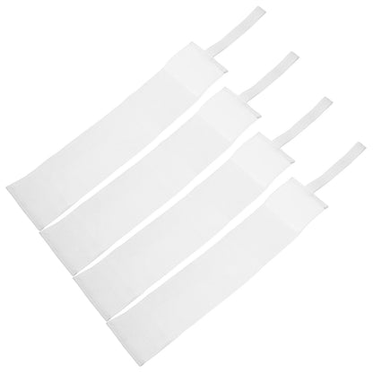 4 Pcs Blank Armbands Adjustable Captain Armband Football Arm Bands Sports Accessories Wear Resistant Team Gear Soccer Equipment