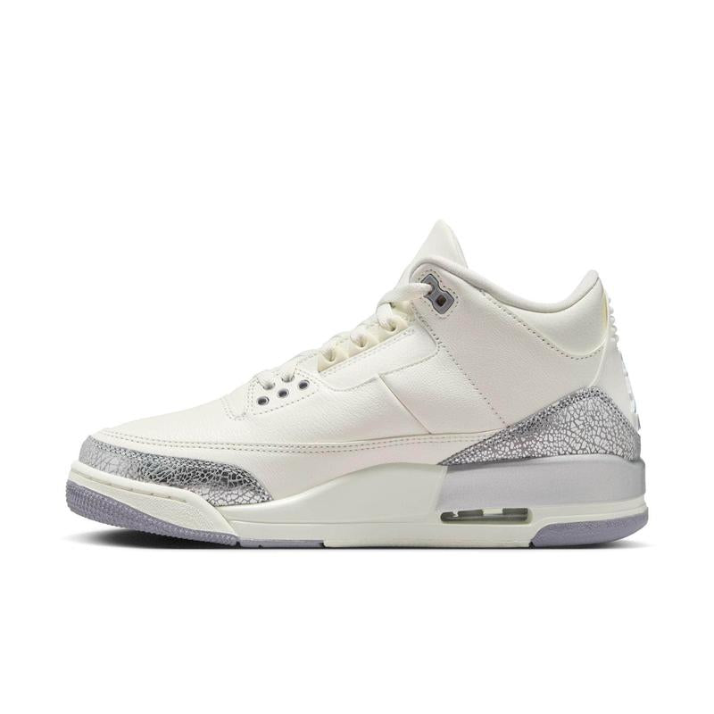 Air Jordan 3 Retro "Sail Cement Grey" - Women'S