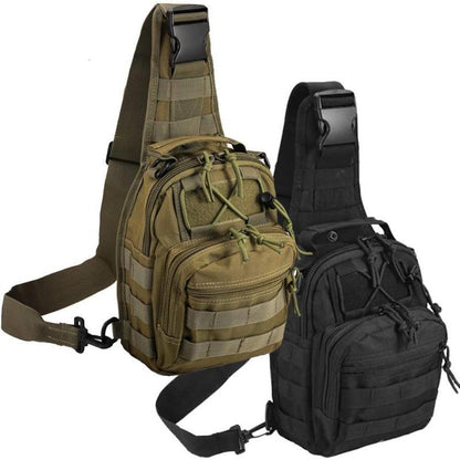 Multi-Color Optional, Men'S and Women'S Tactical Crossbodybag Chest Bag,Large-Capacity Shoulder Bag, Wear-Resistantwaterproof 1000D Outdoor Waterproof Shoulder Bag, Perfectfor Hiking and Camping Sport Bag