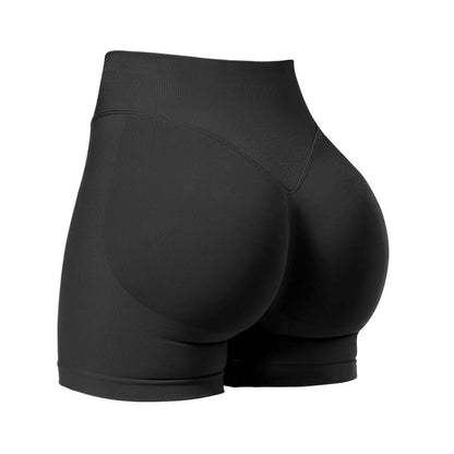 Women'S Butt Lifting High Waisted Tummy Control Gym Yoga Biker Shorts 4.5" Hidden Scrunch Workout Impact Shorts - Comfortable Fit for Various Activities