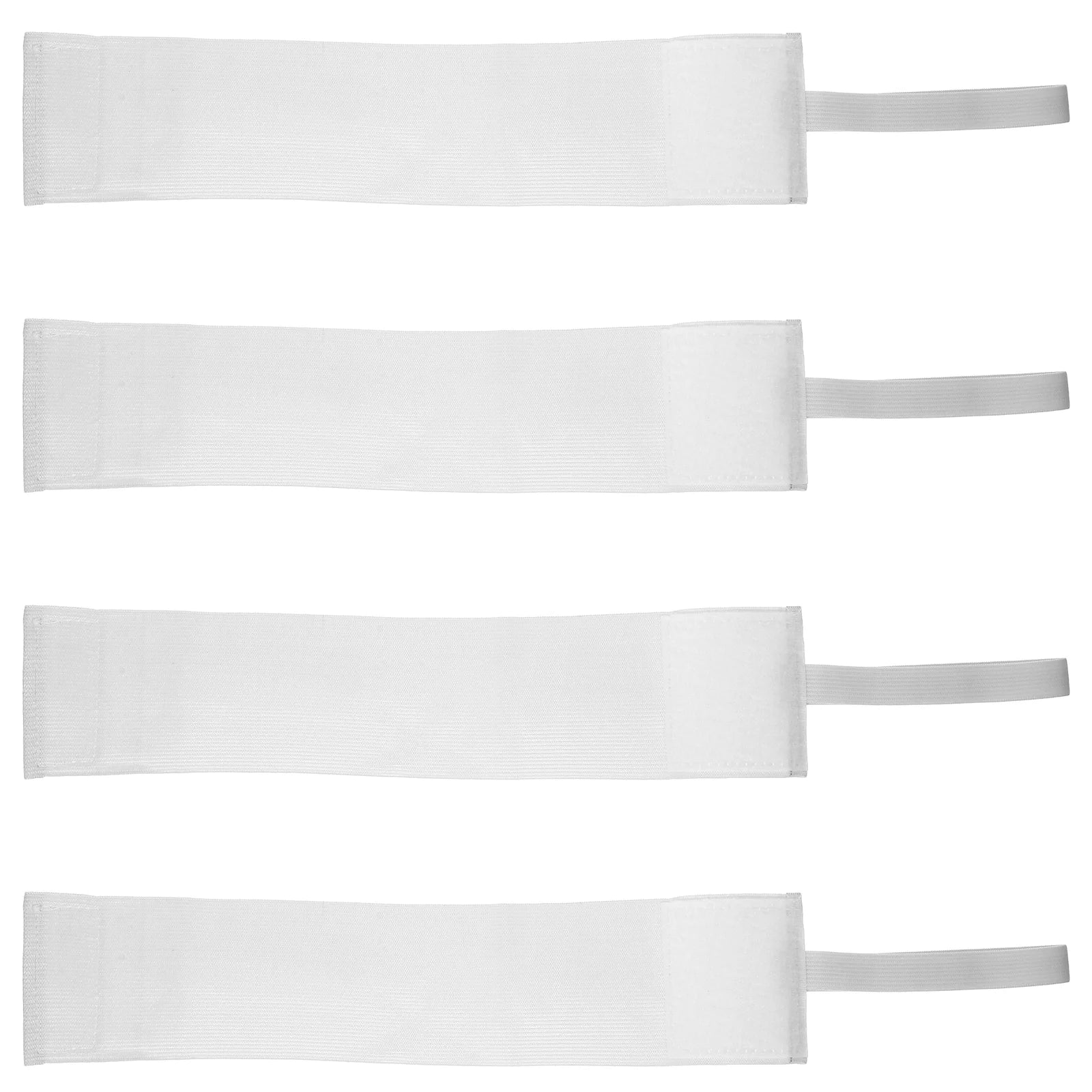 4 Pcs Blank Armbands Adjustable Captain Armband Football Arm Bands Sports Accessories Wear Resistant Team Gear Soccer Equipment