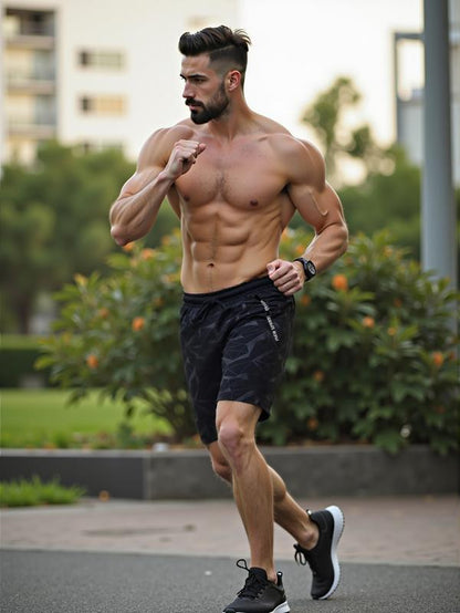 Men'S Performance Workout Shorts, Quick-Dry Gym Training Running Shorts, Lightweight & Durable Sports Shorts
