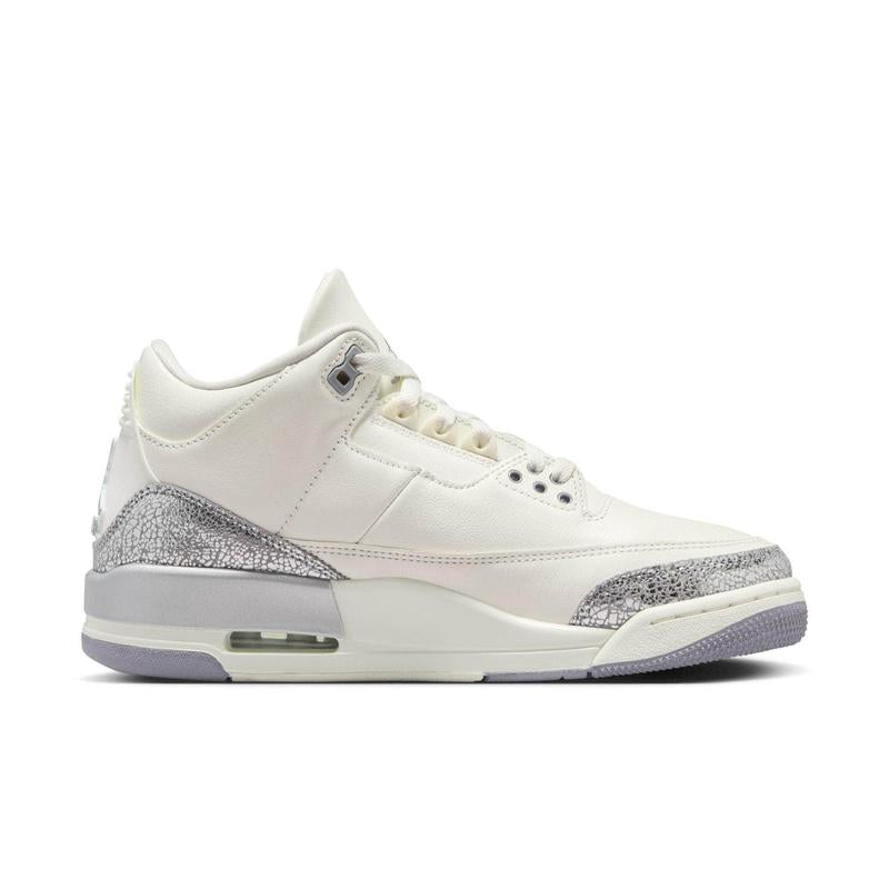 Air Jordan 3 Retro "Sail Cement Grey" - Women'S