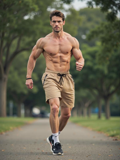 Men'S Performance Workout Shorts, Quick-Dry Gym Training Running Shorts, Lightweight & Durable Sports Shorts