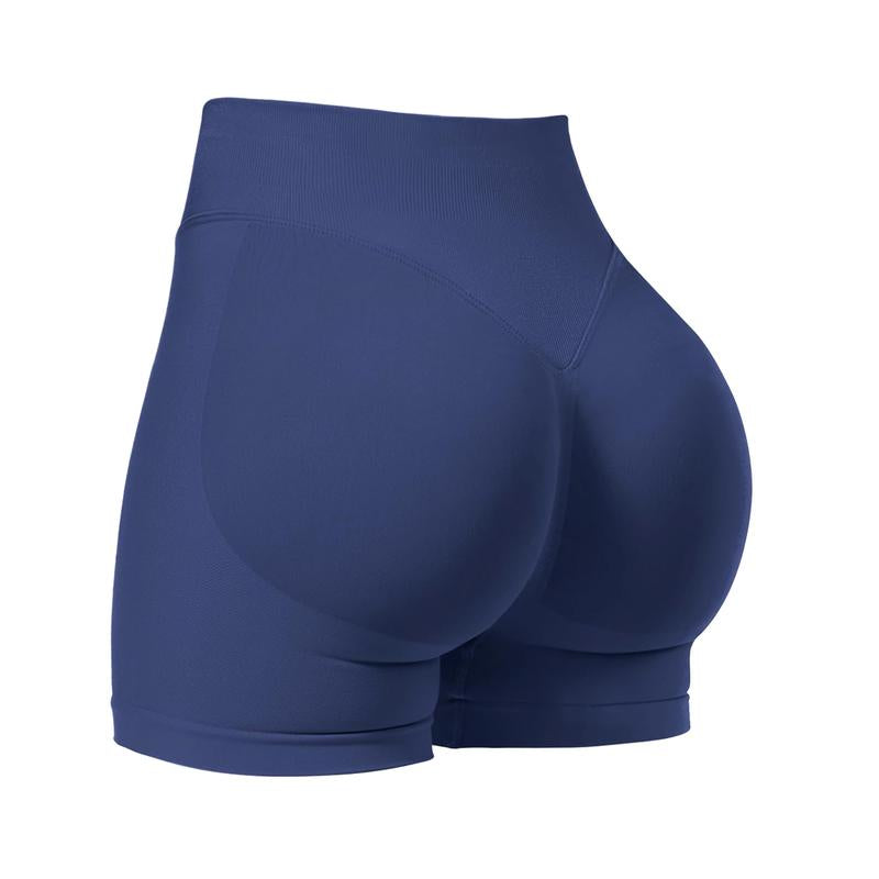 Women'S Butt Lifting High Waisted Tummy Control Gym Yoga Biker Shorts 4.5" Hidden Scrunch Workout Impact Shorts - Comfortable Fit for Various Activities