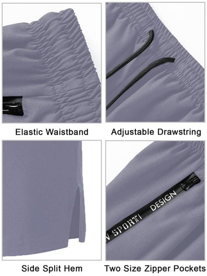 Men'S Performance Workout Shorts, Quick-Dry Gym Training Running Shorts, Lightweight & Durable Sports Shorts