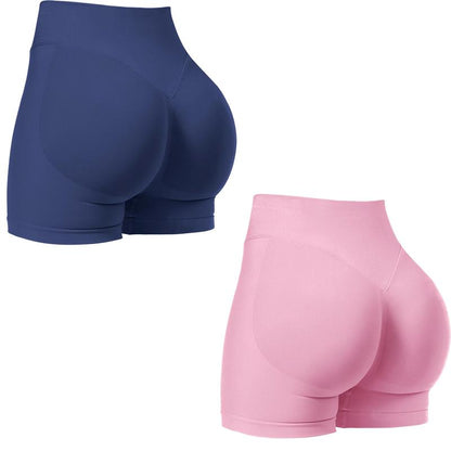 Women'S Butt Lifting High Waisted Tummy Control Gym Yoga Biker Shorts 4.5" Hidden Scrunch Workout Impact Shorts - Comfortable Fit for Various Activities