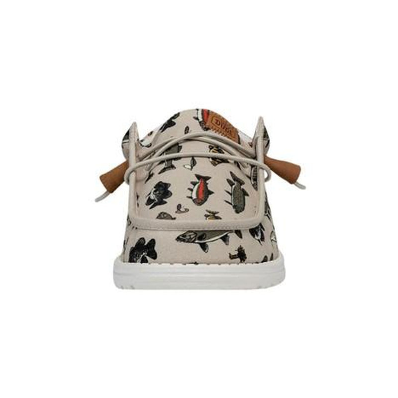 HEYDUDE Wally Fish Lure- Mens Comfortable Slip on Shoes Multicolor